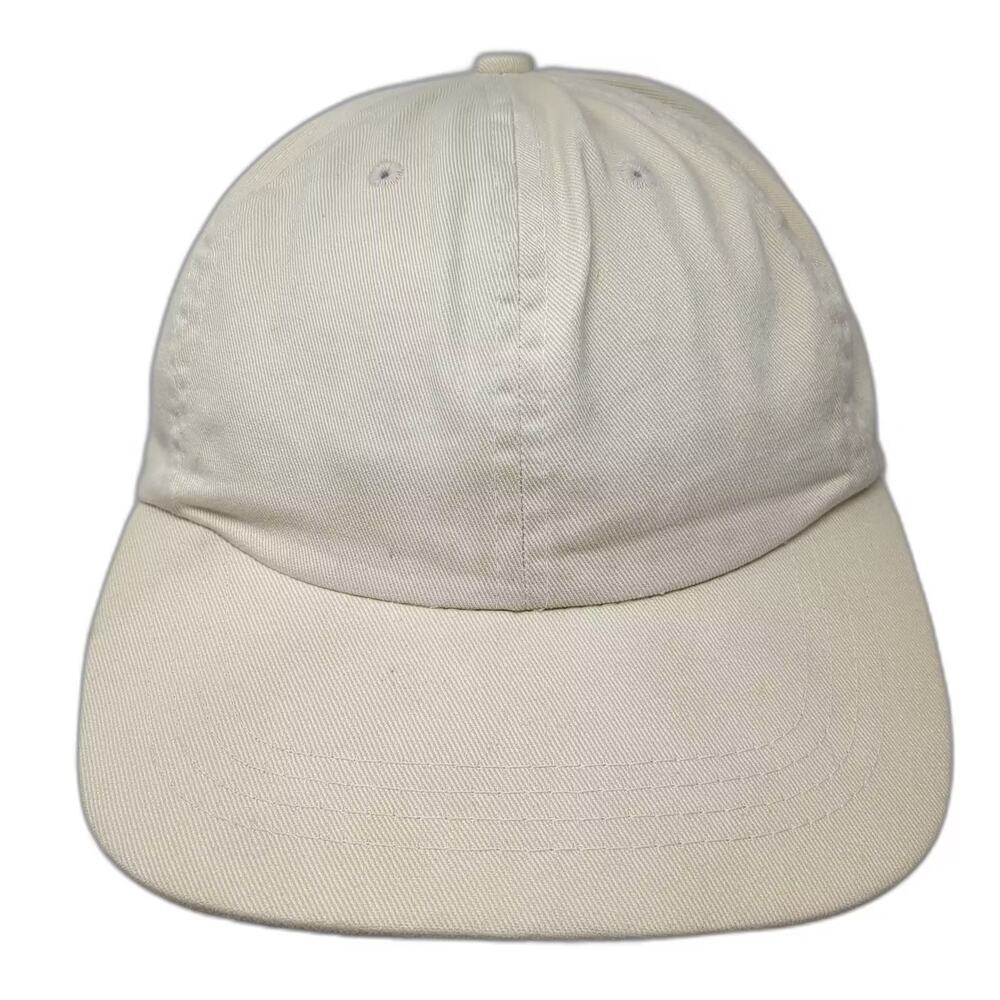 Honors Baseball Cap Beige OS Plain Blank Cotton Twill Adjustable Slideback Hat